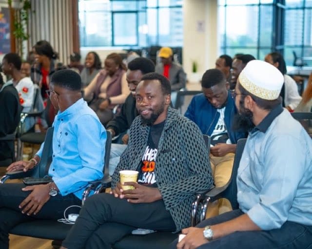 A gathering at Startinev, Nairobi