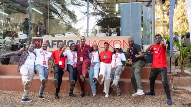 A gathering at AfricaHackon, Nairobi